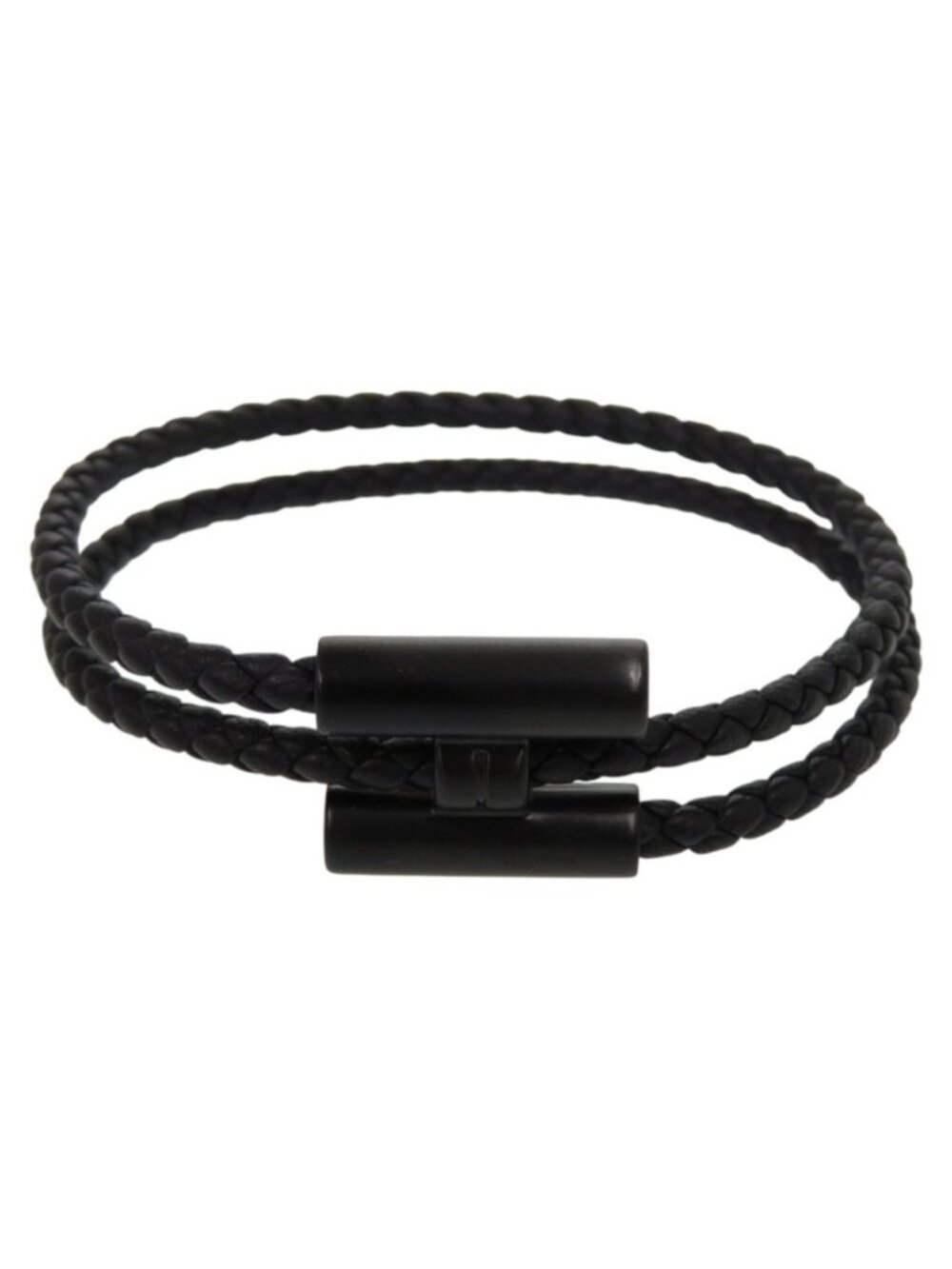 Hermes Tournis Tresse Veau Swift Seau Black Bracelet
